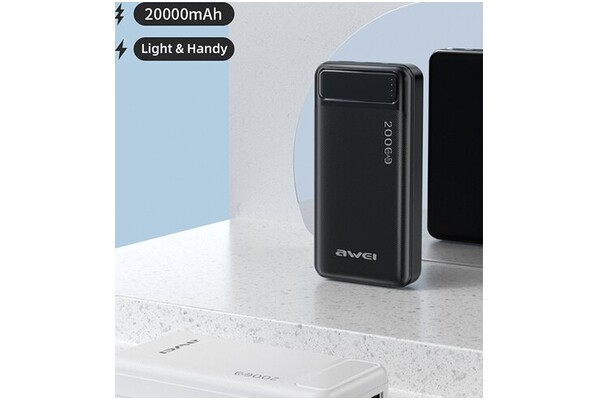 Powerbank Awei P6K 20000mAh czarny