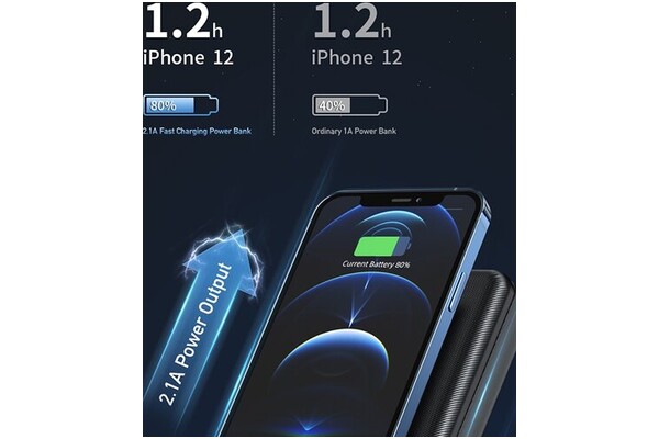 Powerbank Awei P6K 20000mAh czarny