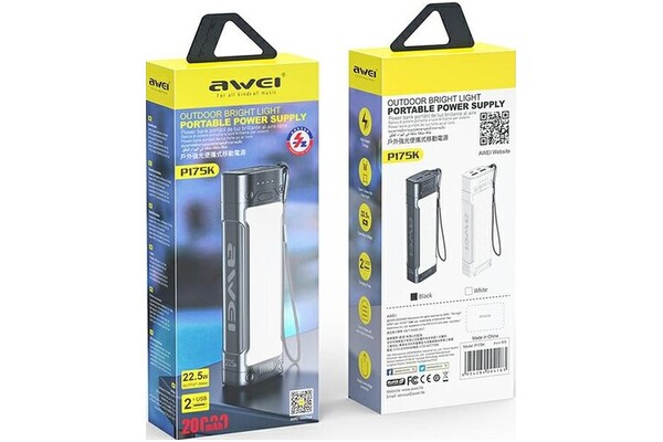 Powerbank Awei P175K 20000mAh 22.5W czarny