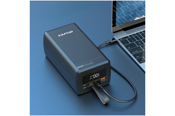 Powerbank Awei P171K 60000mAh 65.0W czarny