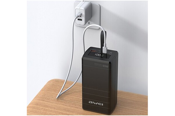Powerbank Awei P171K 60000mAh 65.0W czarny