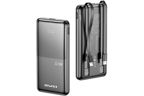 Powerbank Awei P76K 10000mAh 22.5W czarny