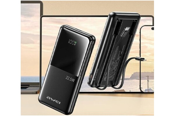 Powerbank Awei P76K 10000mAh 22.5W czarny