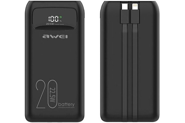 Powerbank Awei P169K 20000mAh 22.5W czarny