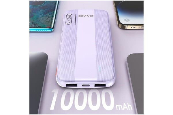 Powerbank Awei P20K 10000mAh 12.0W czarny