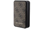 Powerbank Guess 4G Leather Metal Logo 10000mAh 18.0W brązowy