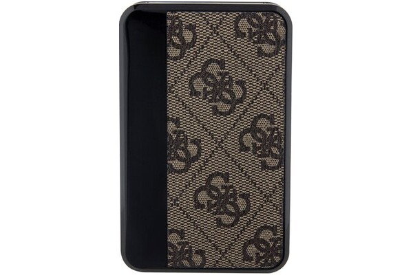 Powerbank Guess 4G Leather Metal Logo 10000mAh 18.0W brązowy