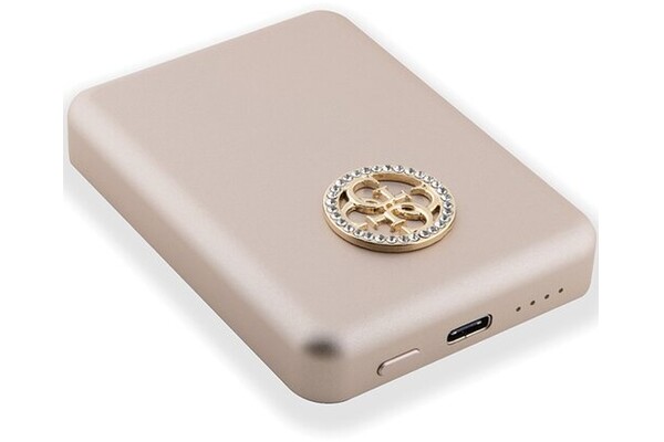 Powerbank Guess 4G Metal Logo 5000mAh 15.0W złoty