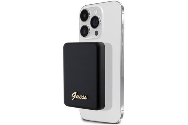Powerbank Guess 4G Metal Logo 5000mAh 15.0W czarny