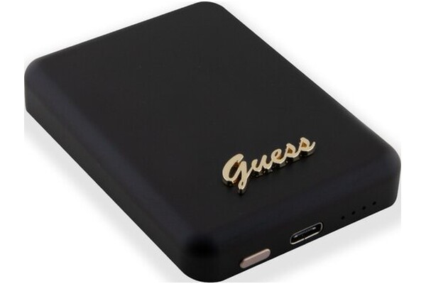 Powerbank Guess 4G Metal Logo 5000mAh 15.0W czarny