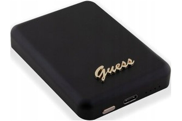Powerbank Guess Metal Script Logo 5000mAh 15.0W czarny