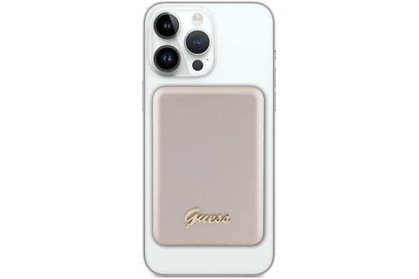 Powerbank Guess Metal Script Logo 5000mAh 15.0W złoty