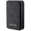 Powerbank Guess 4G Leather Metal Logo 10000mAh 18.0W czarny