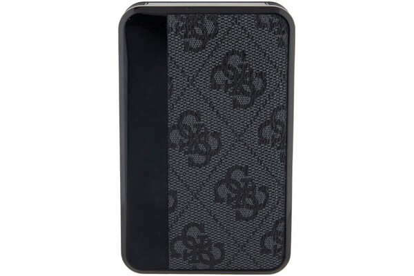 Powerbank Guess 4G Leather Metal Logo 10000mAh 18.0W czarny