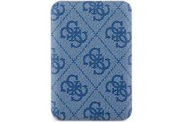 Powerbank Guess 4G Leather Metal Logo 5000mAh 15.0W niebieski