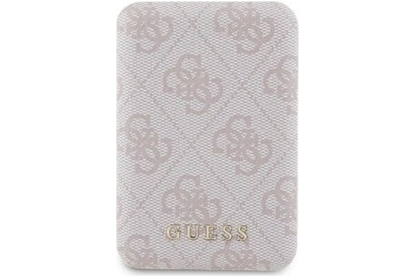 Powerbank Guess 4G Leather Metal Logo 5000mAh 15.0W różowy