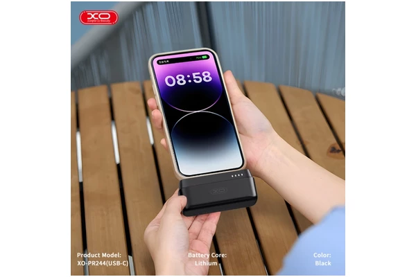 Powerbank XO PR244 5000mAh 20.0W czarny