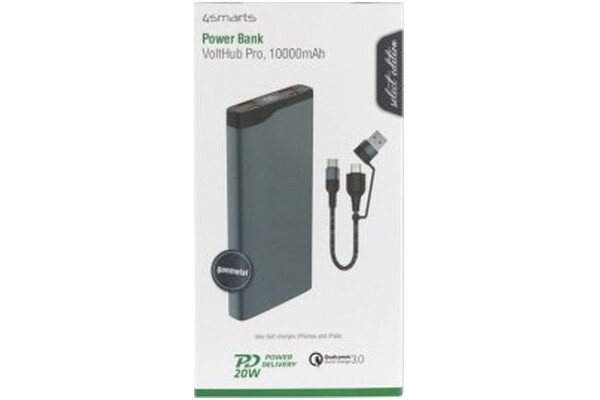 Powerbank 4SMARTS Volthub Pro 10000mAh szary
