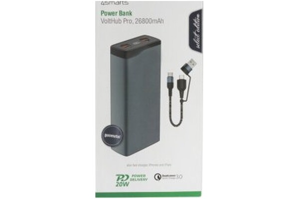 Powerbank 4SMARTS Volthub Pro 26800mAh szary