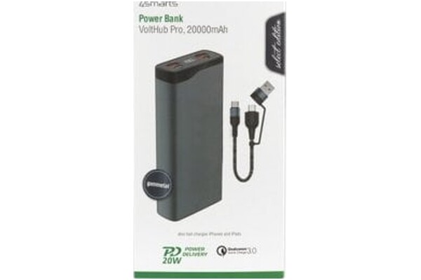 Powerbank 4SMARTS Volthub Pro 20000mAh szary