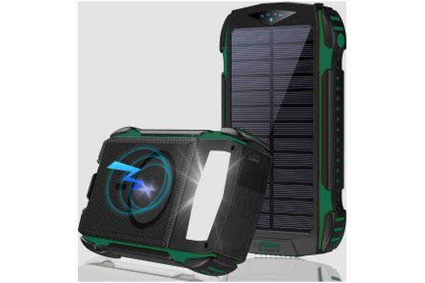 Powerbank 4SMARTS Rugged TitanPack UltiMag 20000mAh 20.0W czarno-zielony