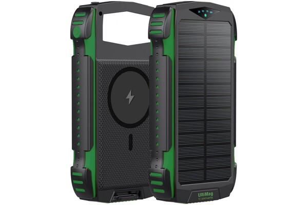 Powerbank 4SMARTS Rugged TitanPack UltiMag 20000mAh 20.0W czarno-zielony