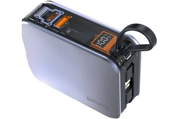 Powerbank 4SMARTS Lucid 3in1 10000mAh 20.0W srebrny