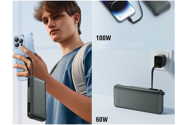 Powerbank 4SMARTS Enterprise 20000mAh 130.0W szary