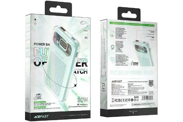 Powerbank Acefast Sparkling 10000mAh 30.0W zielony