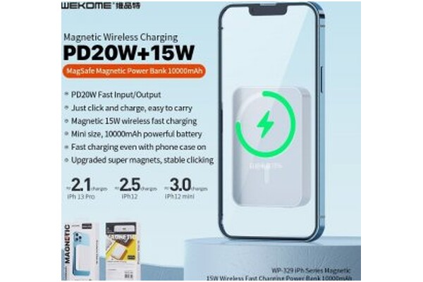 Powerbank WEKOME WP-329 10000mAh 20.0W biały