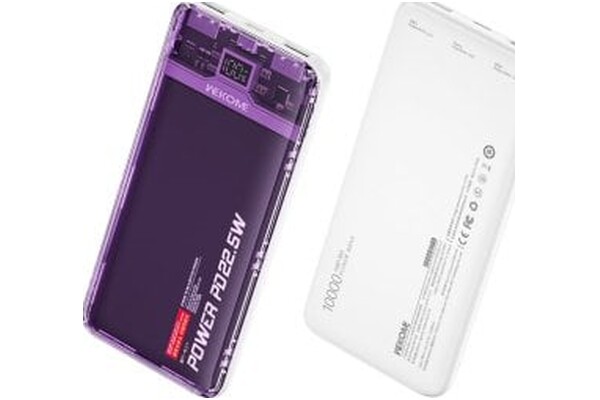 Powerbank WEKOME WP-353 10000mAh 22.5W fioletowy