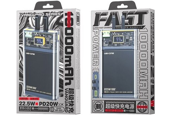 Powerbank WEKOME WP-323 10000mAh 22.5W czarny