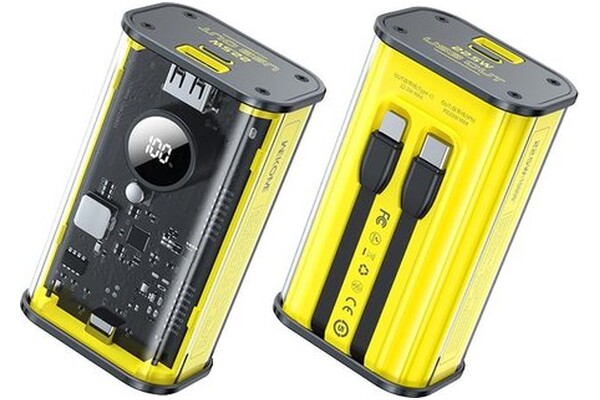 Powerbank WEKOME WP-345 10000mAh 22.5W żółty