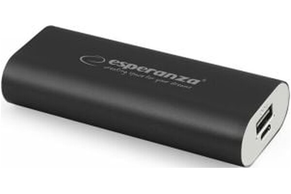 Powerbank Esperanza Hadron 4400mAh czarny