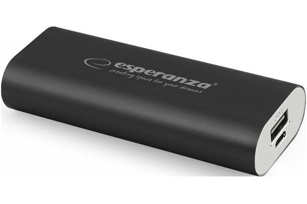 Powerbank Esperanza Hadron 4400mAh czarny