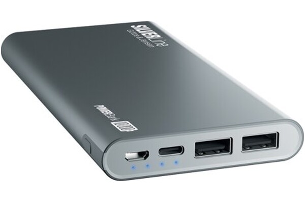 Powerbank GÖTZE & JENSEN PZMI11G Silver Line 10000mAh 15.0W szary
