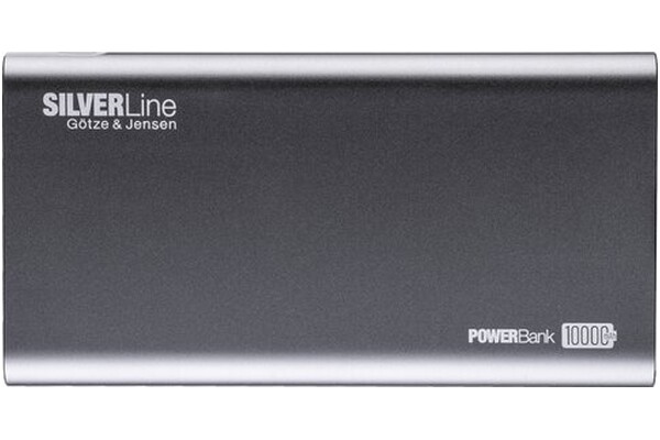 Powerbank GÖTZE & JENSEN PZMI11G Silver Line 10000mAh 15.0W szary