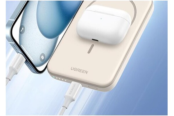 Powerbank UGREEN PB560 MagSafe 5000mAh 15.0W beżowy