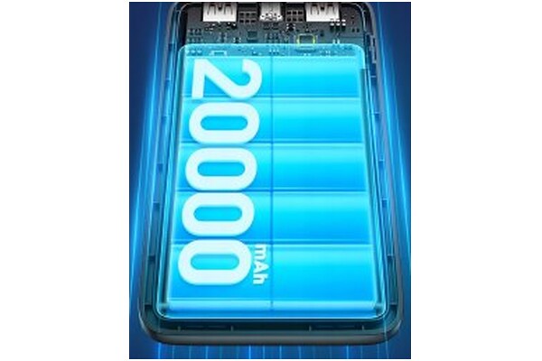 Powerbank Dudao K18 10000mAh biały