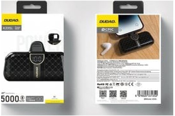 Powerbank Dudao K20SL 5000mAh czarny