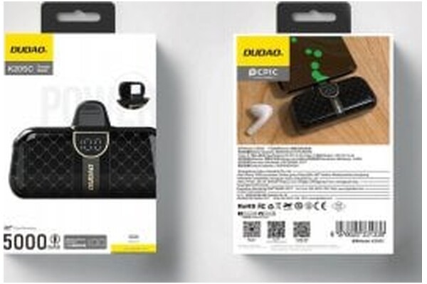 Powerbank Dudao K20SC 5000mAh 12.0W czarny