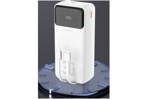 Powerbank Dudao K15 Max 30000mAh 22.5W biały