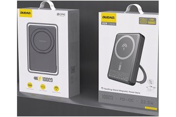 Powerbank Dudao K28 10000mAh 22.5W szary