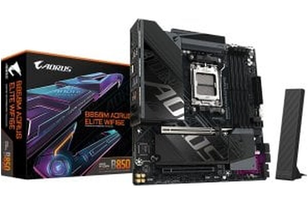 Płyta główna GIGABYTE B850M Aorus Elite WiFi Socket AM5 AMD B850 DDR5 microATX