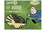 Fallout 76 Waluta wirtualna (Edycja 1100 Atoms) Xbox One