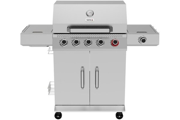 Grill gazowy YATO YG20032 palniki 5+1szt moc 19.5kW