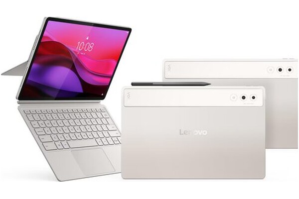 Tablet Lenovo TB520FU Yoga Tab Plus 12.70" Qualcomm Snapdragon 8 Gen 3 16.0GB/256GB, WiFi, beżowy + Klawiatura