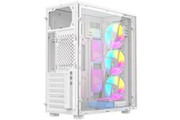 Obudowa PC Gembird CCCFC500W Fornax 500 Midi Tower biały