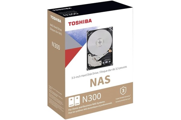 Dysk wewnętrzny TOSHIBA HDWG71AEZSTA N300 HDD SATA (3.5") 10TB