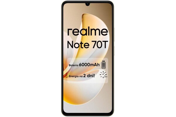 Smartfon realme Note złoty 6.75" 4.0GB/256.0GB
